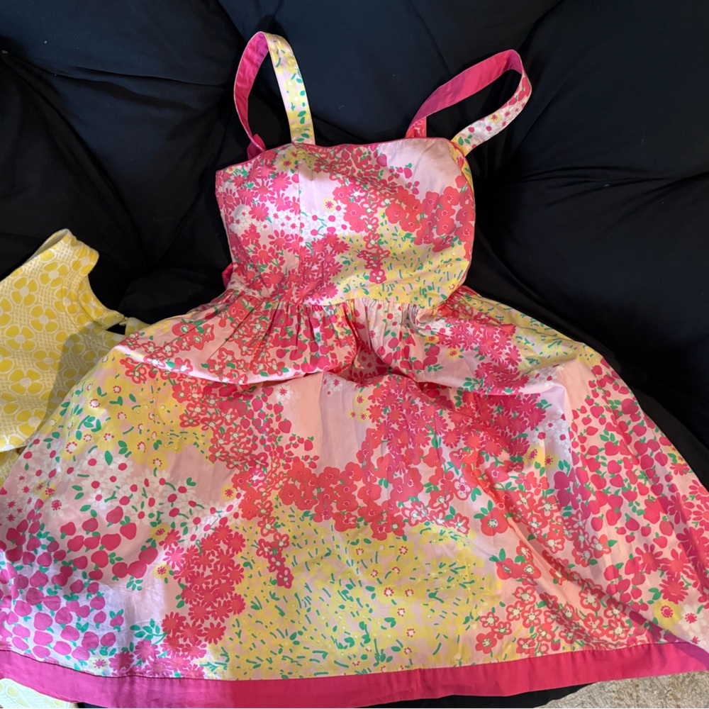 Lilly Pulitzer Pink and Yellow Floral Dress